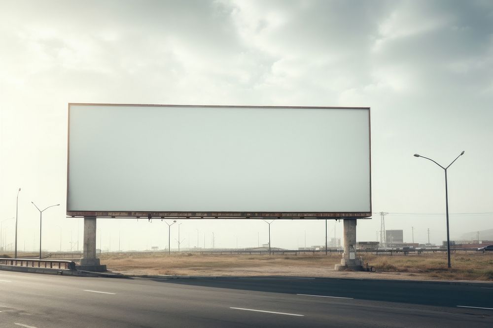 Advertisement billboard vehicle transportation. AI generated Image by rawpixel.