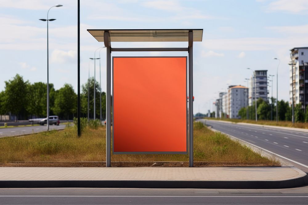 Advertisement architecture outdoors sign.