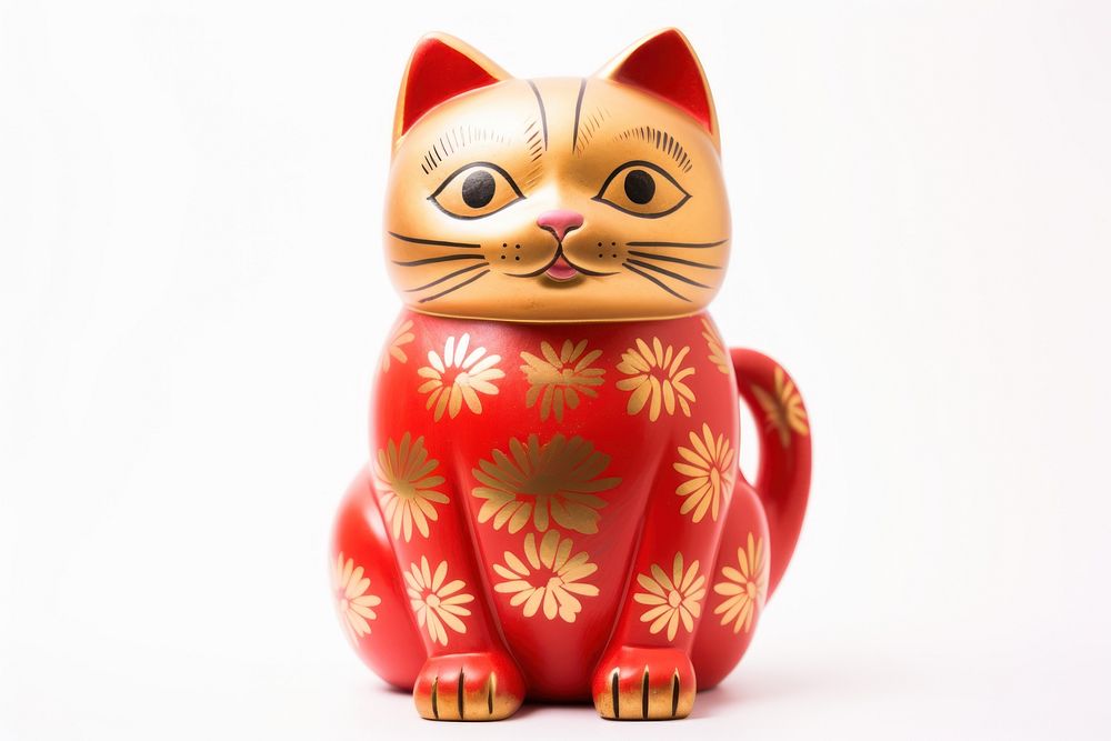 Japanese figurine mammal toy. AI generated Image by rawpixel.