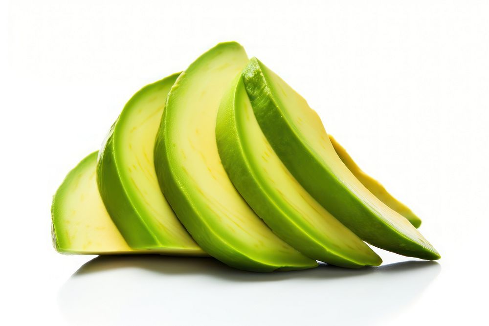 Sliced avocado banana fruit plant. AI generated Image by rawpixel.
