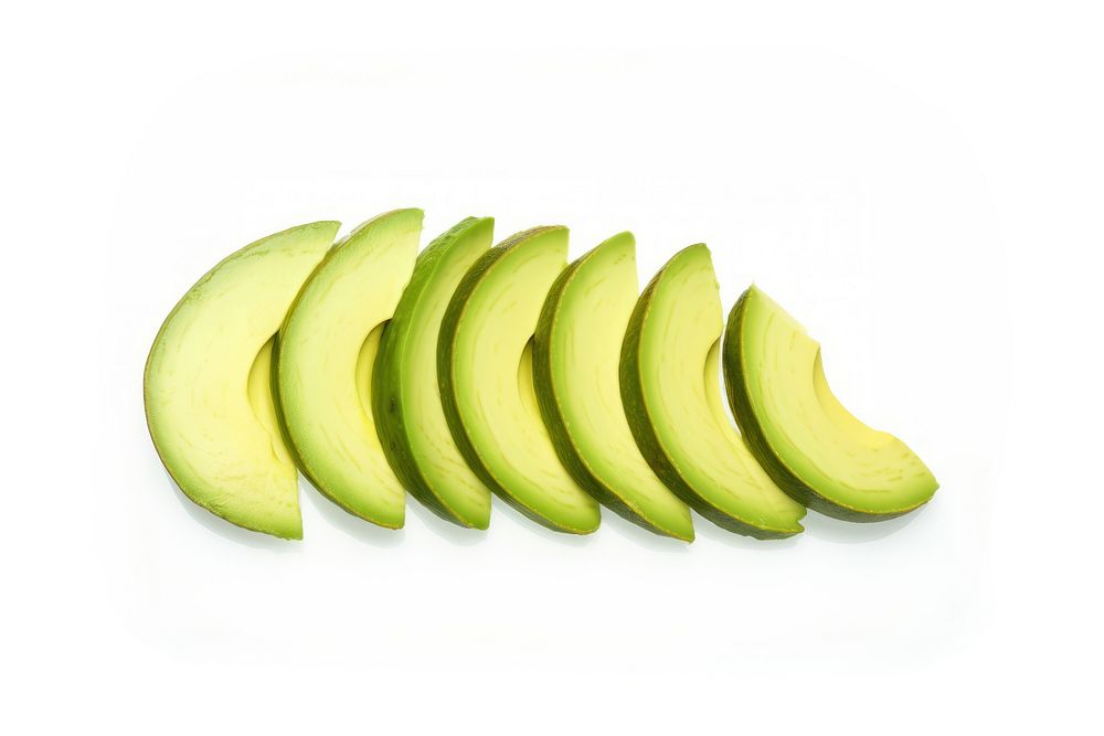 Sliced avocado fruit plant food. AI generated Image by rawpixel.