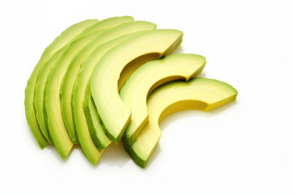 Sliced avocado banana fruit plant. AI generated Image by rawpixel.