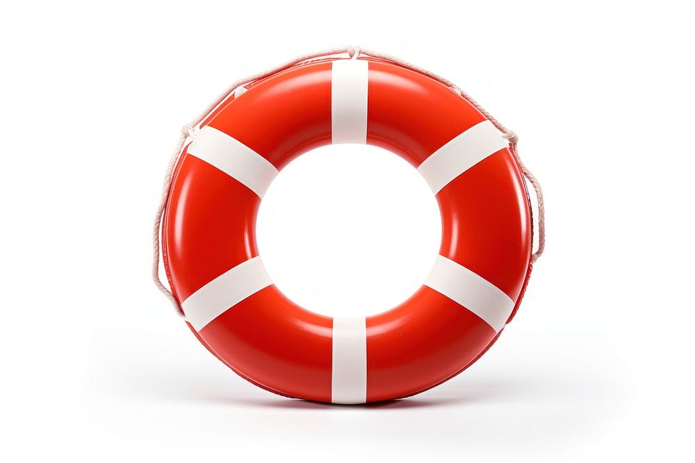 Sailing lifebuoy white background inflatable. AI generated Image by rawpixel.