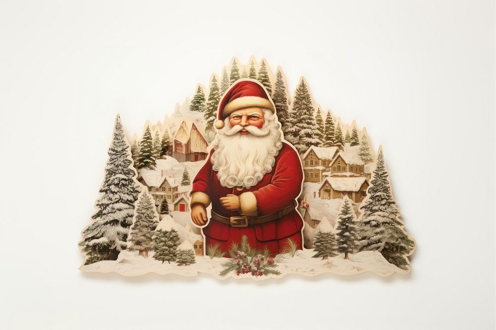 Vintage christmas representation celebration creativity.  Premium Photo Illustration - rawpixel