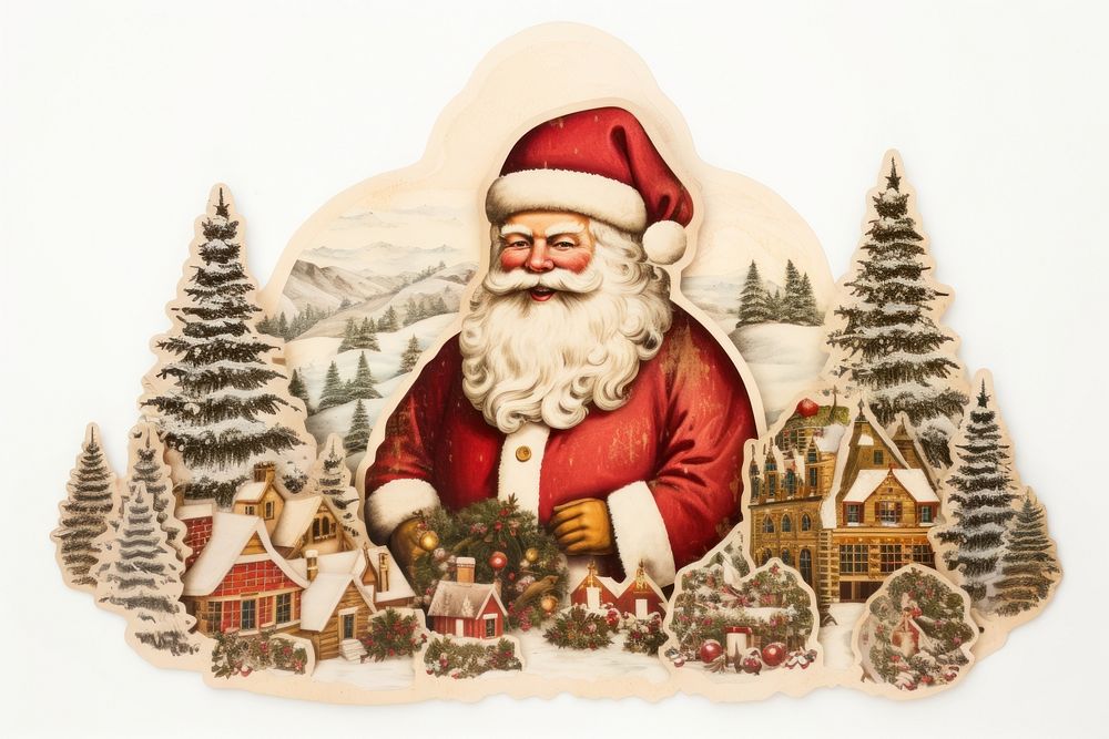 Vintage christmas adult representation celebration. AI generated Image by rawpixel.