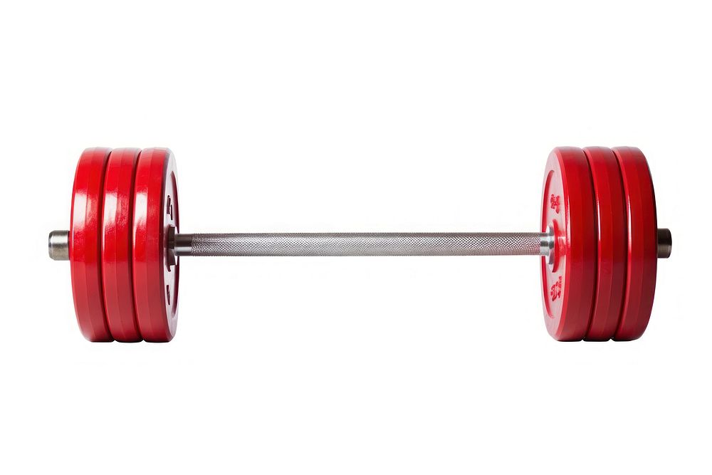 Barbell sports gym red. AI generated Image by rawpixel.