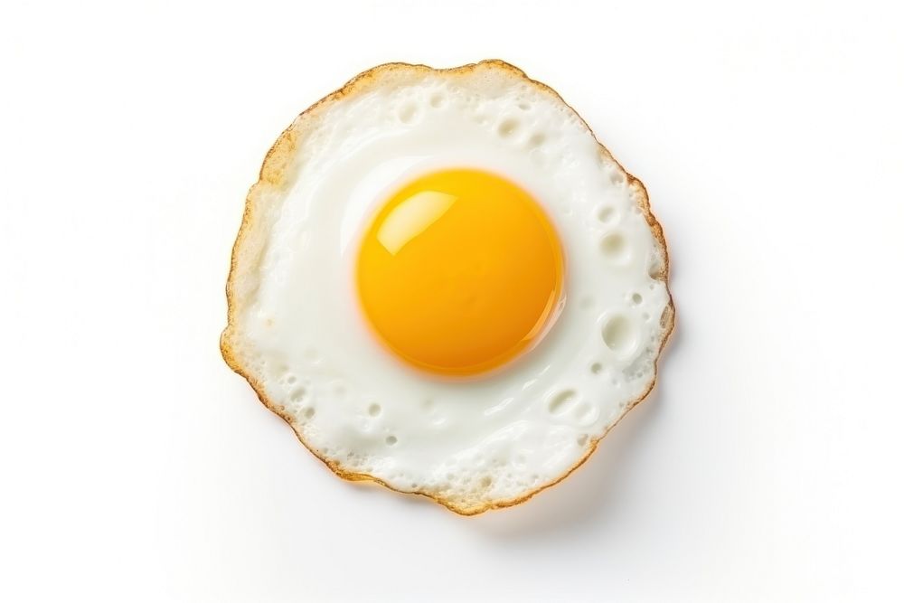 Egg food white background breakfast. AI generated Image by rawpixel.