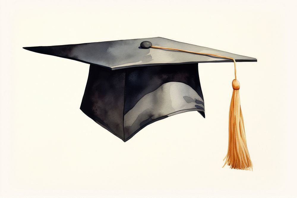 Graduation cap achievement certificate aspirations. AI generated Image by rawpixel.