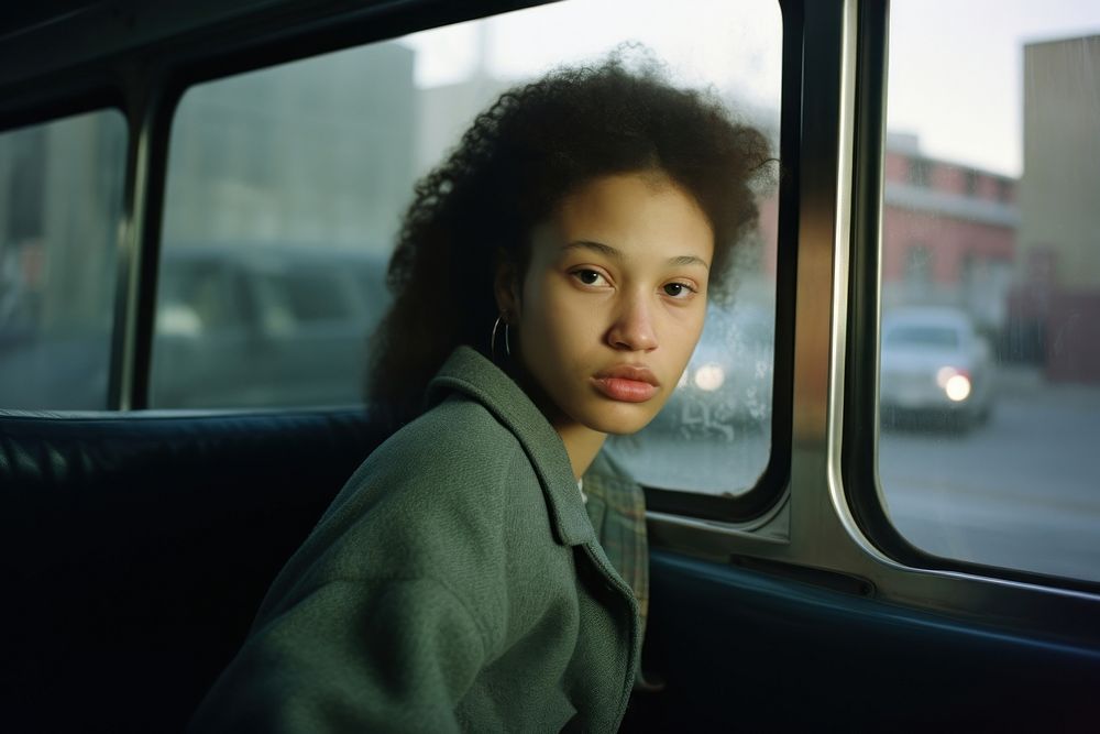 African American photography portrait vehicle. 