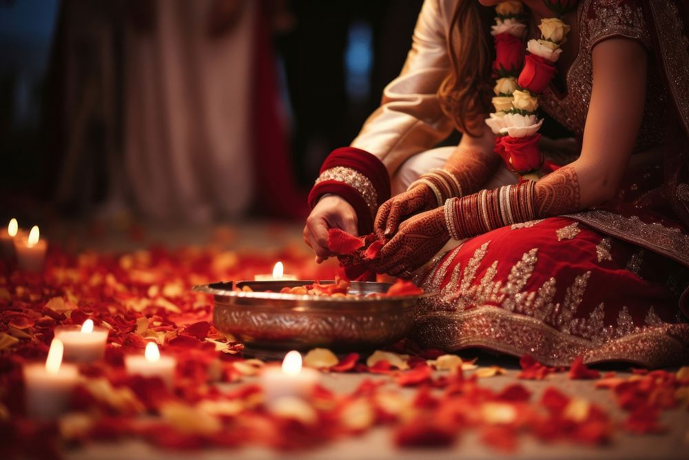 photo of Indian wedding. 