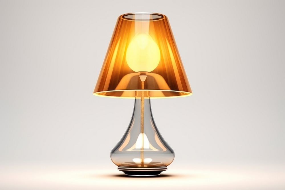 Lamp lampshade electricity illuminated. AI Free Photo Illustration
