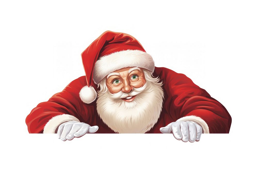 Santa Claus illustration. AI generated Image by rawpixel.