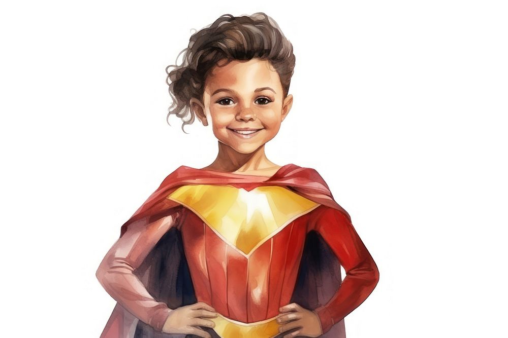 Superhero portrait costume female. AI generated Image by rawpixel.