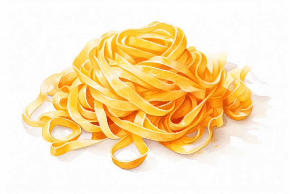 Pasta spaghetti food fettuccine. AI generated Image by rawpixel.
