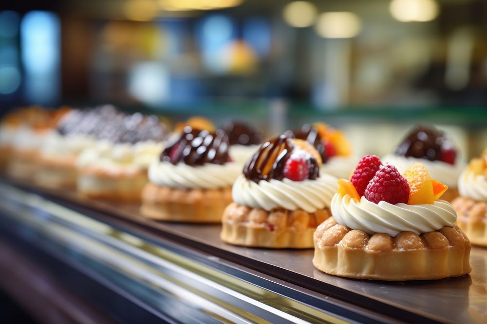 Dessert bakery pastry berry. AI generated Image by rawpixel.