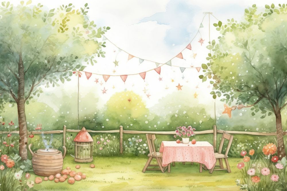 Cute party garden outdoors nature plant