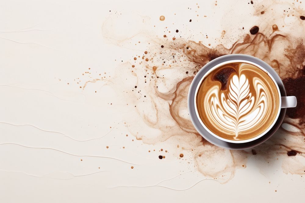 Hot mocha coffee latte drink cup. AI generated Image by rawpixel.