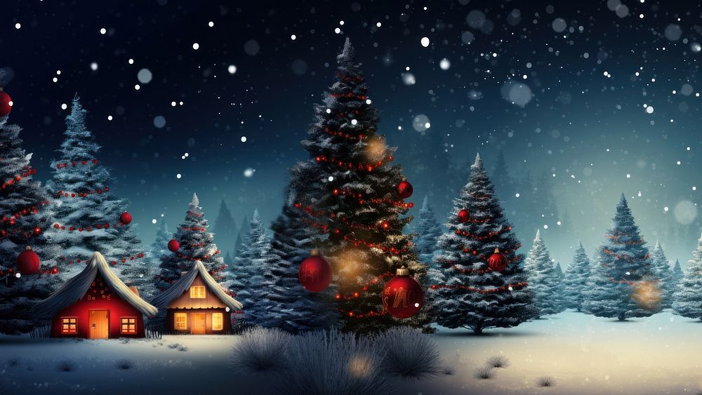 image of christmas festival, background. AI generated Image by rawpixel. 