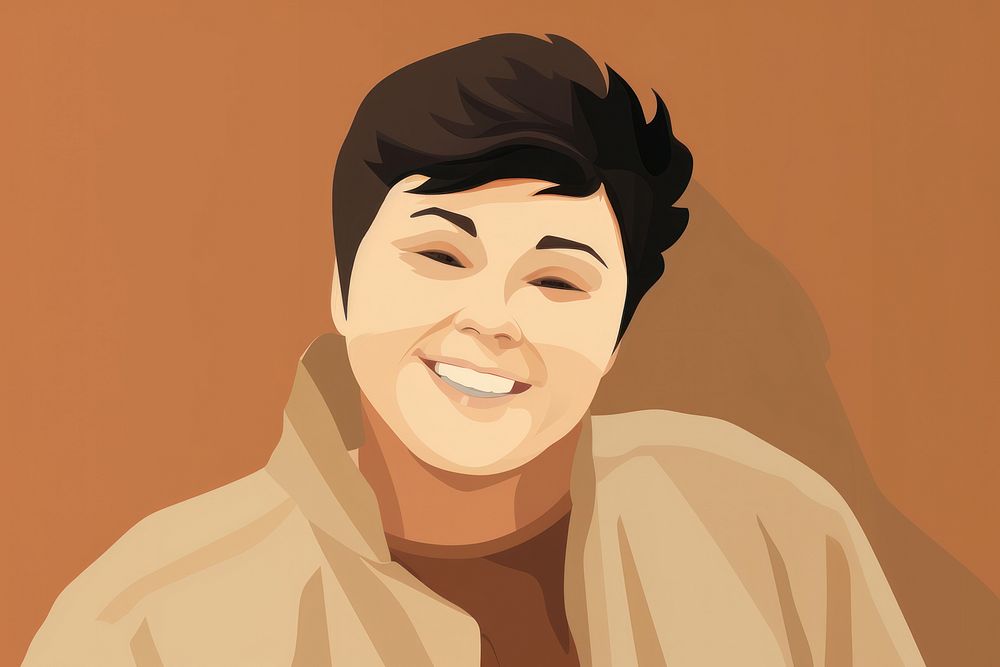 Chubby doctor woman portrait smiling adult. AI generated Image by rawpixel.