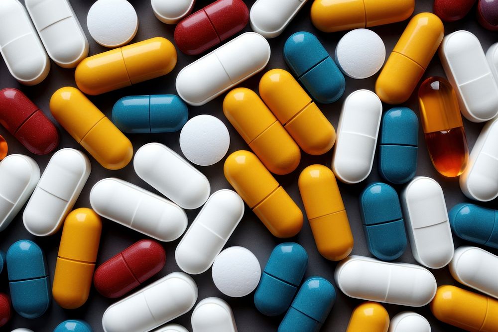 Medicine pills drug, design resource. AI generated Image by rawpixel