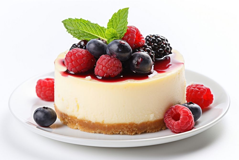 Cheese cake cheesecake dessert. AI generated Image by rawpixel.
