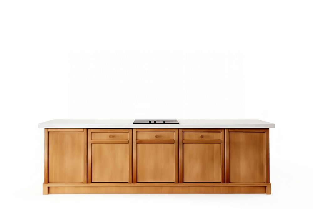 Wooden kitchen counter furniture sideboard cabinet. AI generated Image by rawpixel.