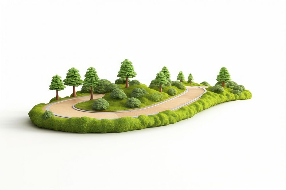 Bicycle track landscape outdoors nature. AI generated Image by rawpixel.