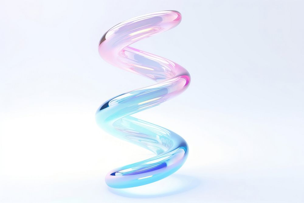 Spiral white background glowing jewelry. AI generated Image by rawpixel.