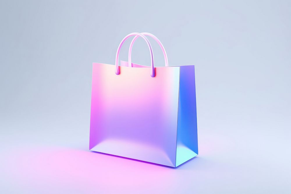 Bag handbag white background shopping bag. AI generated Image by rawpixel.