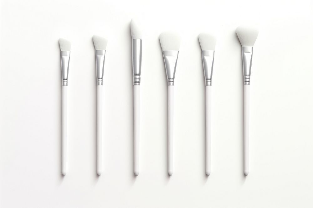 Makeup brushes white tool. AI generated Image by rawpixel.