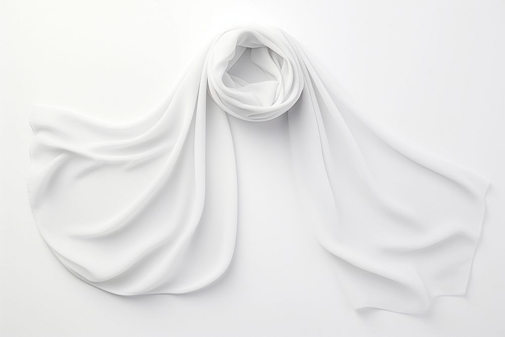White scarf. AI generated Image by rawpixel.