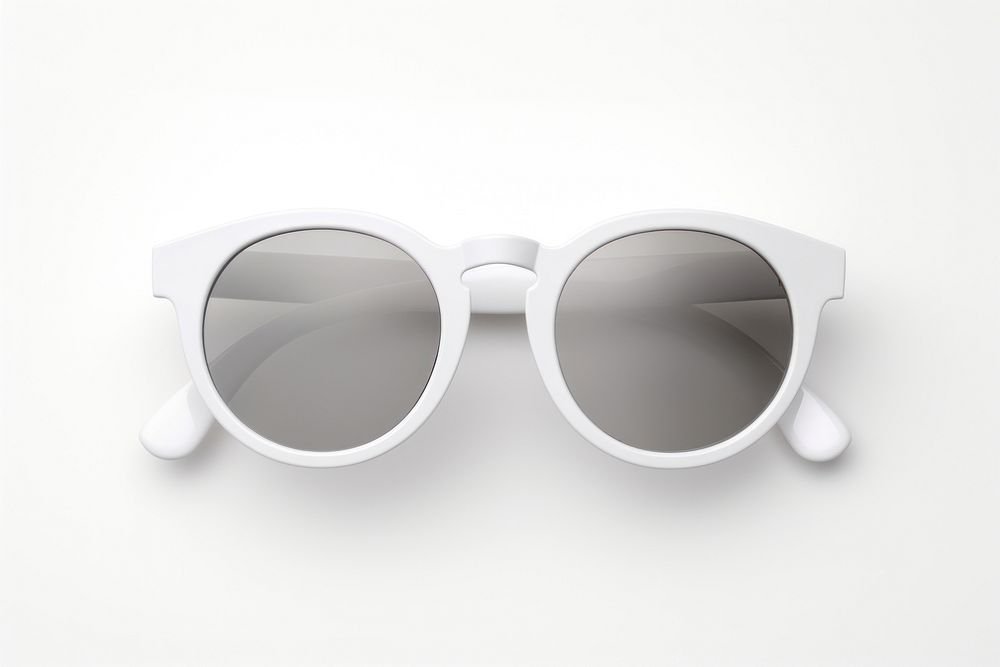 Sunglasses in white. AI generated Image by rawpixel.