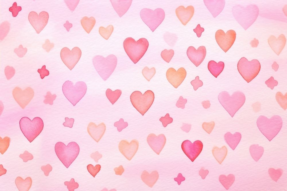 Backgrounds heart petal pink. AI generated Image by rawpixel.