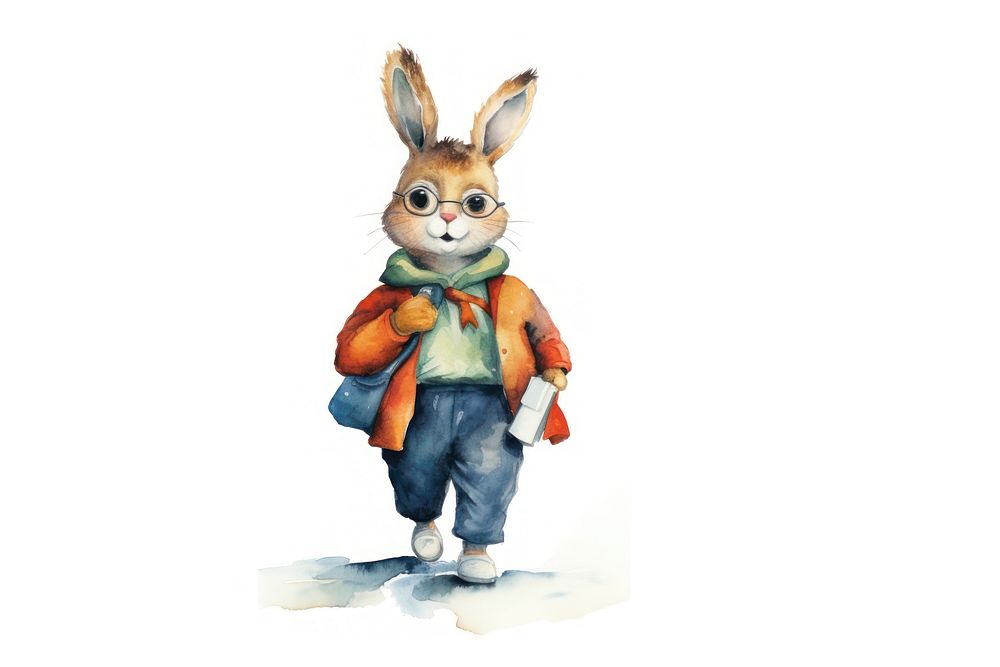 Rabbit sale person animal mammal representation. AI generated Image by rawpixel.