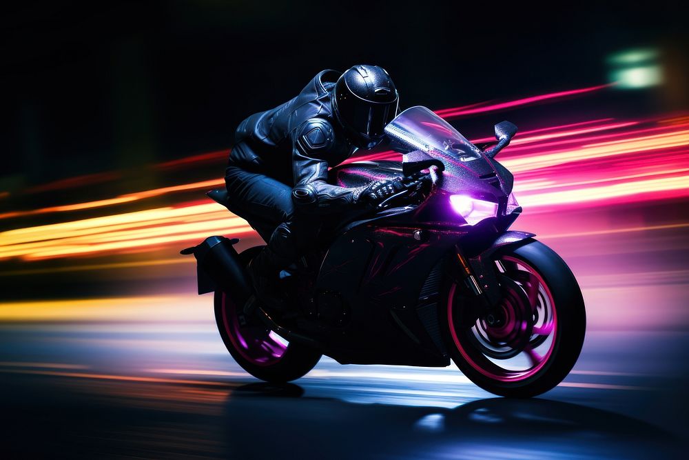 Motorcycle vehicle helmet riding. AI generated Image by rawpixel.