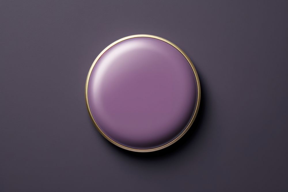 Badge gemstone jewelry purple. AI generated Image by rawpixel.