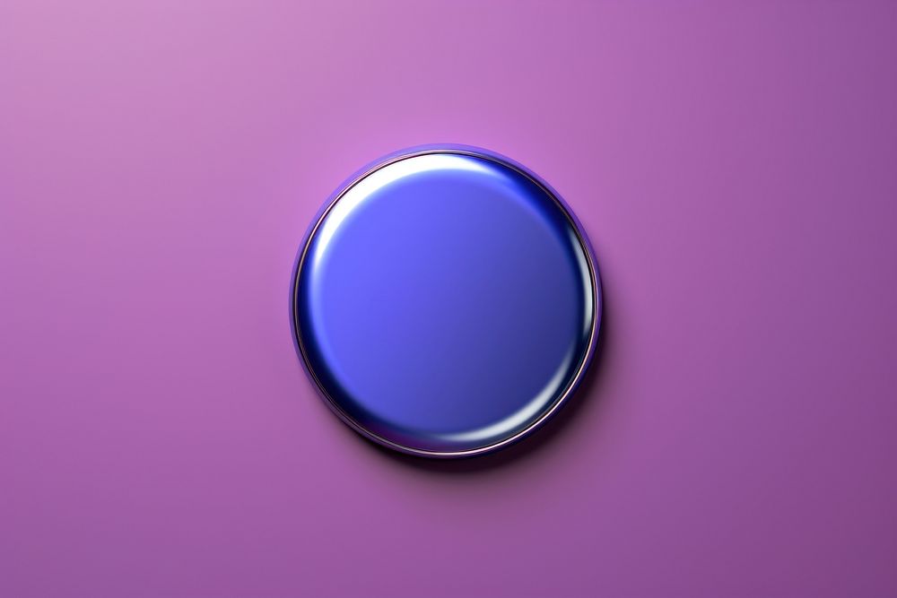Badge sphere purple plate. AI generated Image by rawpixel.