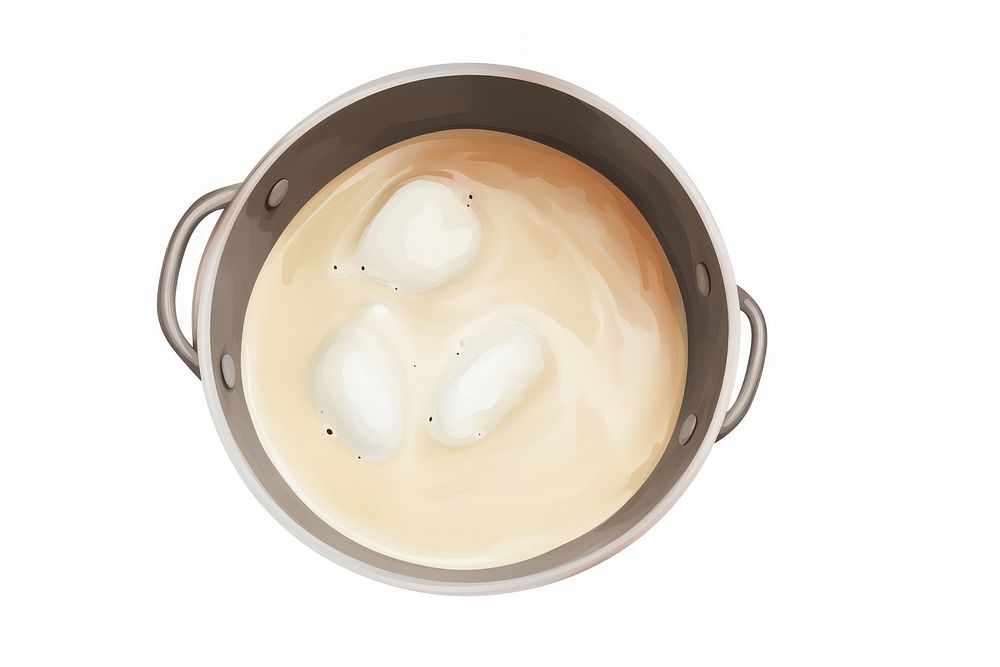 Mushroom cream soup coffee food cup. AI generated Image by rawpixel.