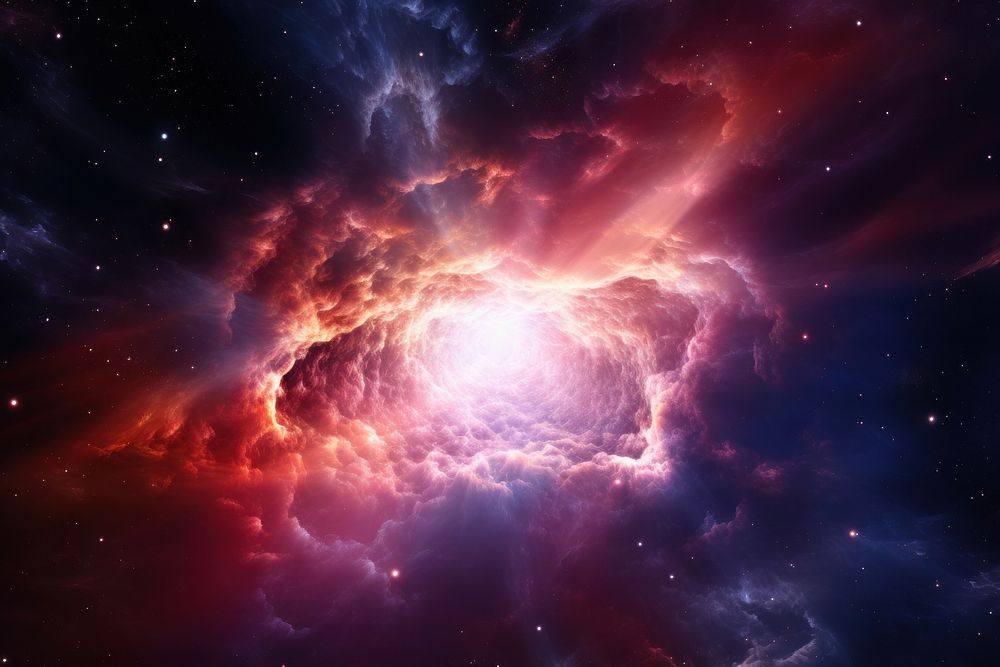 Space astronomy universe outdoors. AI generated Image by rawpixel.