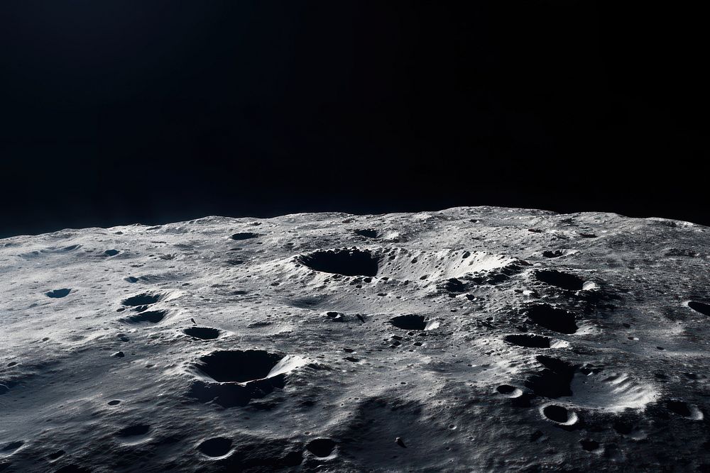 Space moon astronomy outdoors. AI generated Image by rawpixel.
