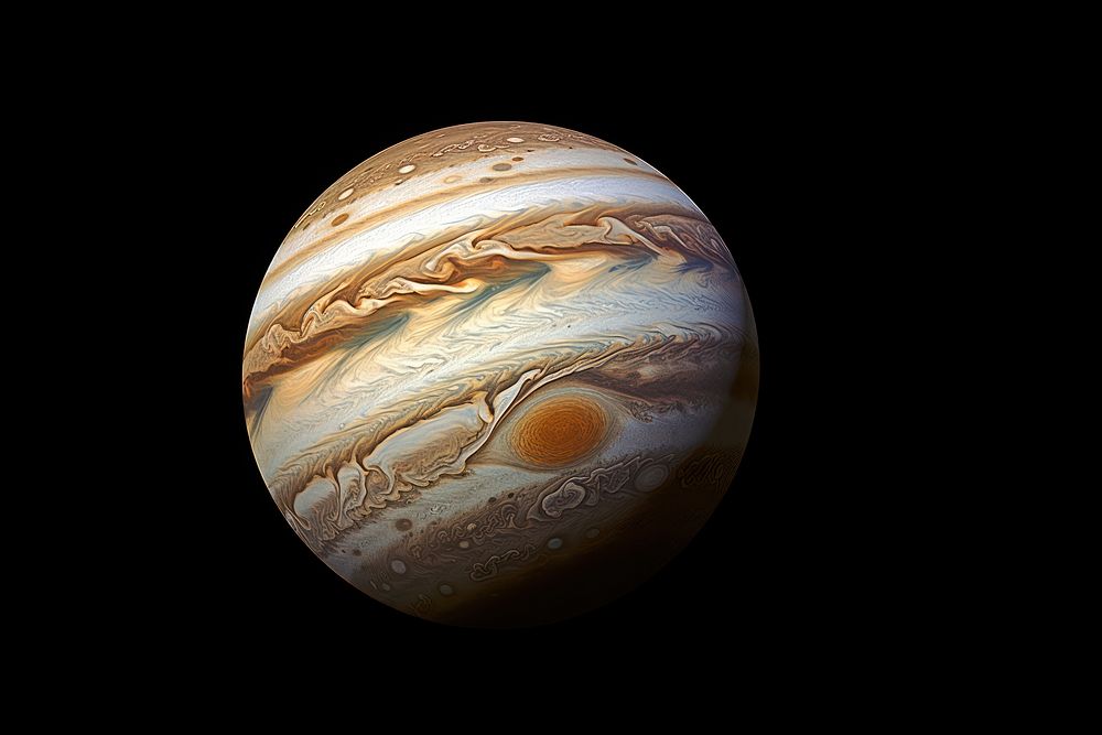 Jupiter space astronomy planet. AI generated Image by rawpixel.
