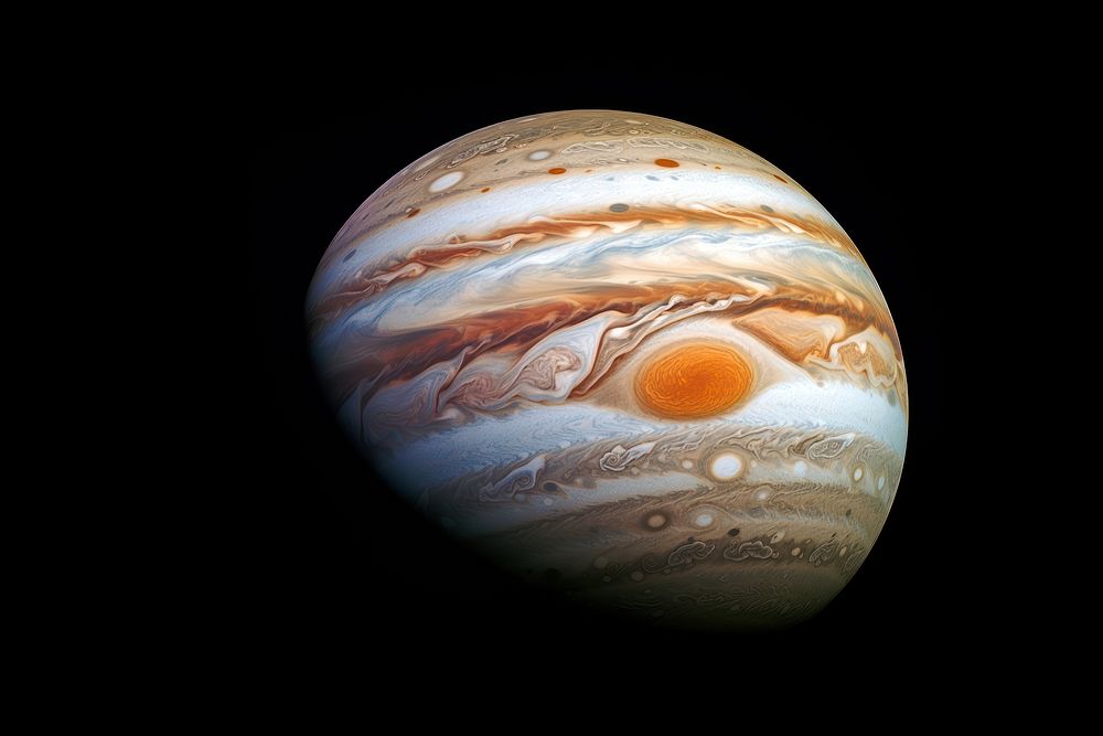 Jupiter astronomy outdoors planet. AI generated Image by rawpixel.