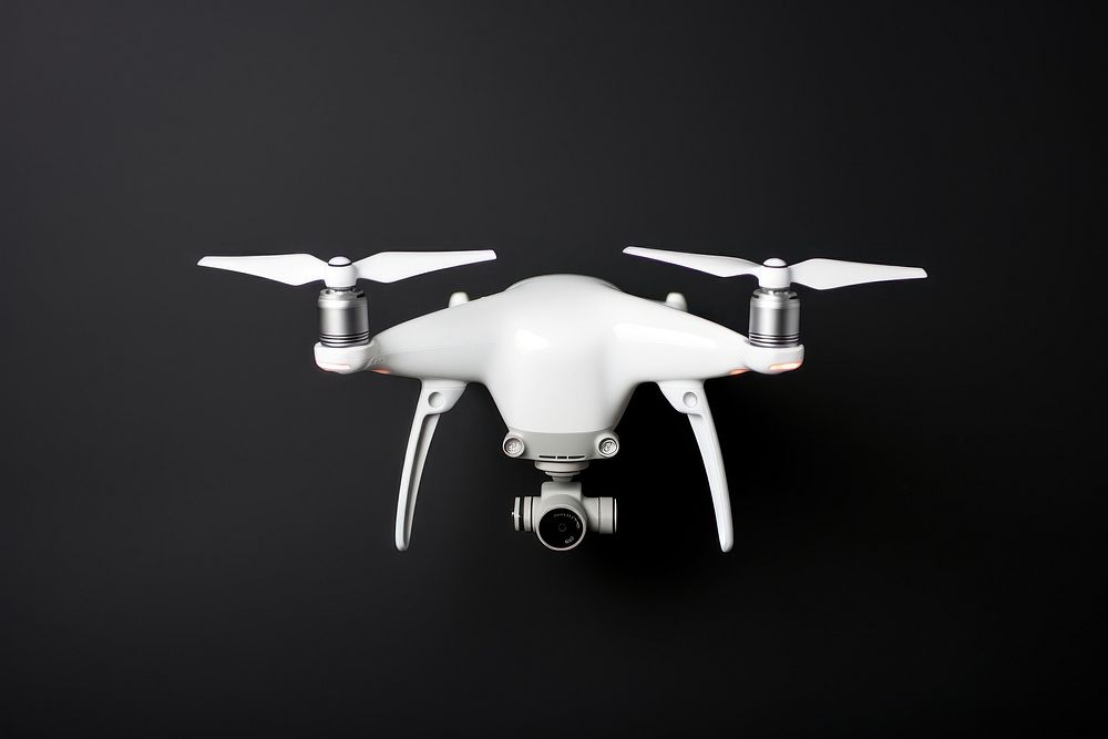 Drone drone white surveillance. AI generated Image by rawpixel.