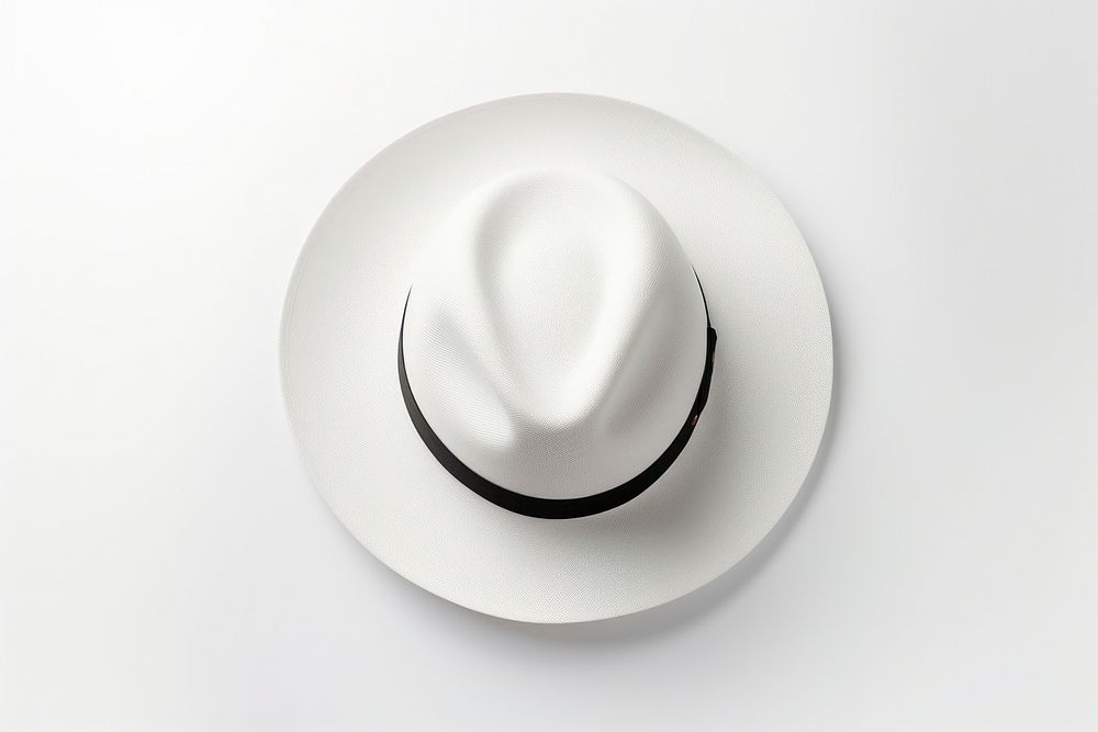 Hat sombrero white hat. AI generated Image by rawpixel.