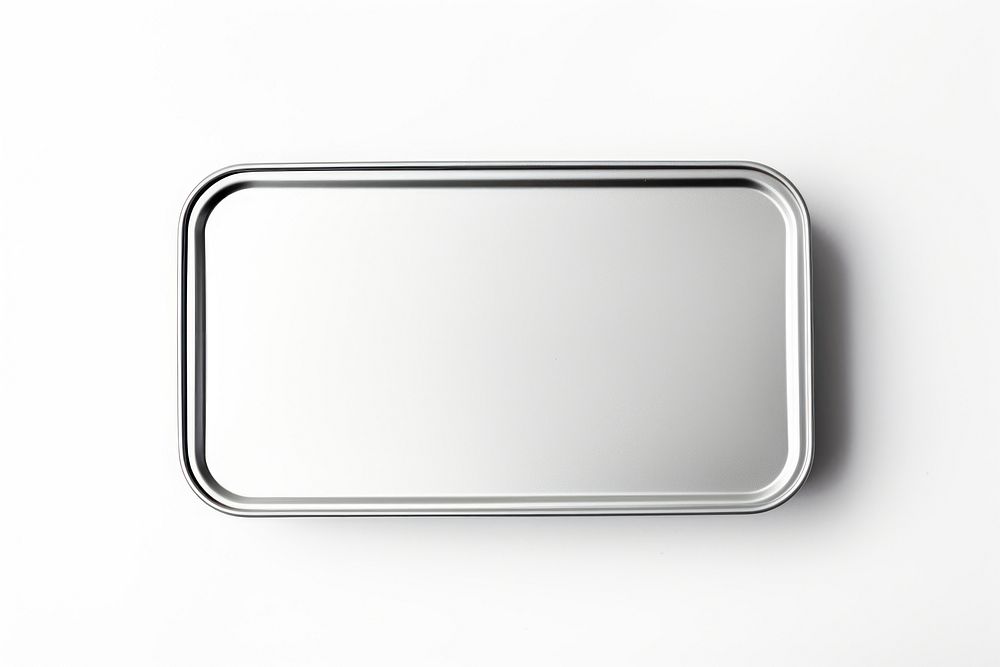 Metal tin tray. AI generated Image by rawpixel.