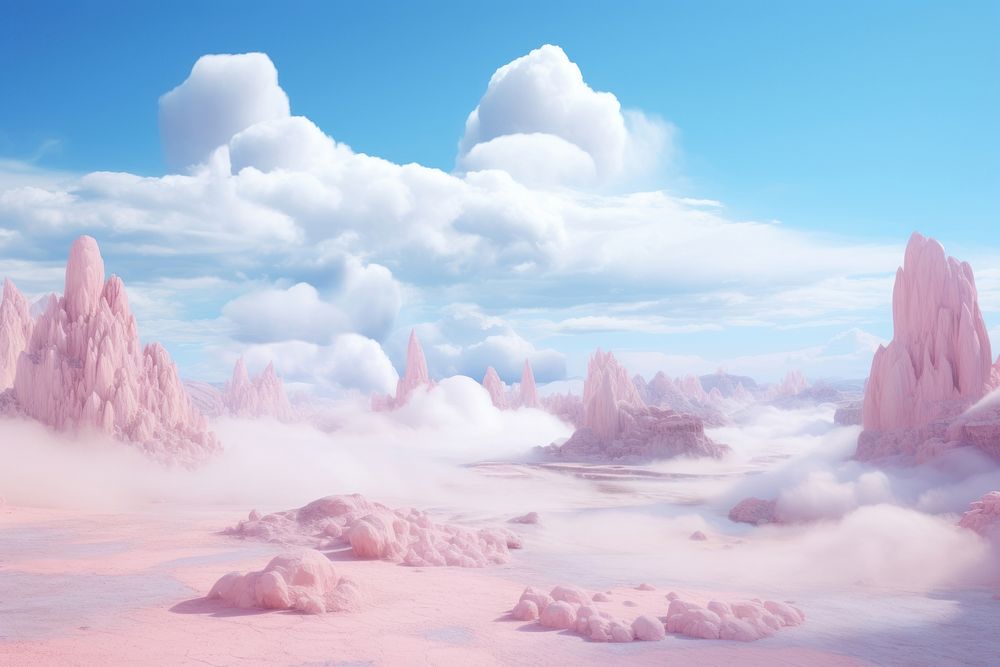 Elemental Nexus landscape outdoors nature. AI generated Image by rawpixel.