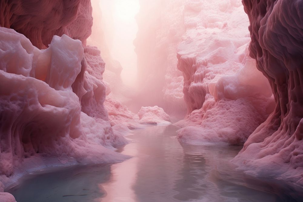 The Abyssal Chasm landscape outdoors nature. AI generated Image by rawpixel.