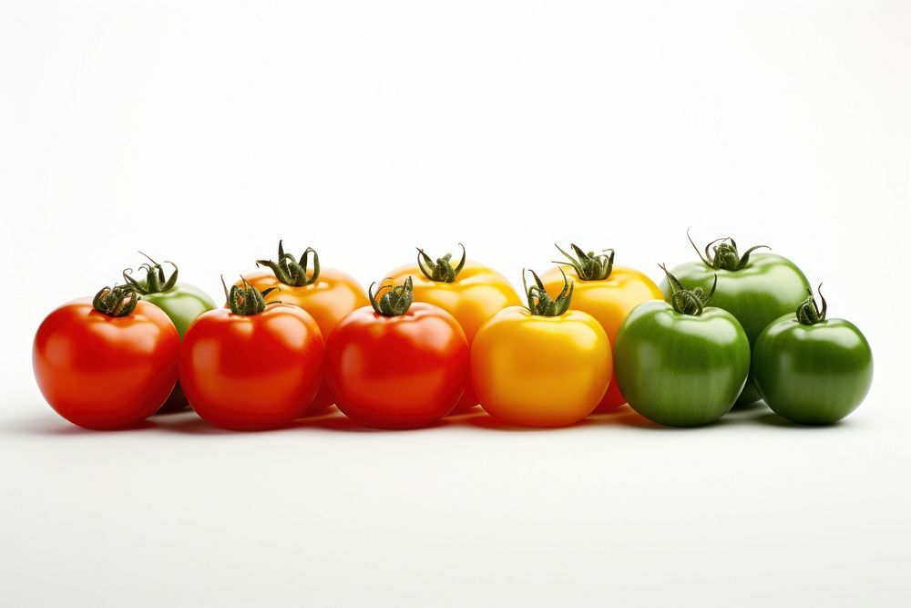 Tomatoes vegetable yellow green. AI generated Image by rawpixel.