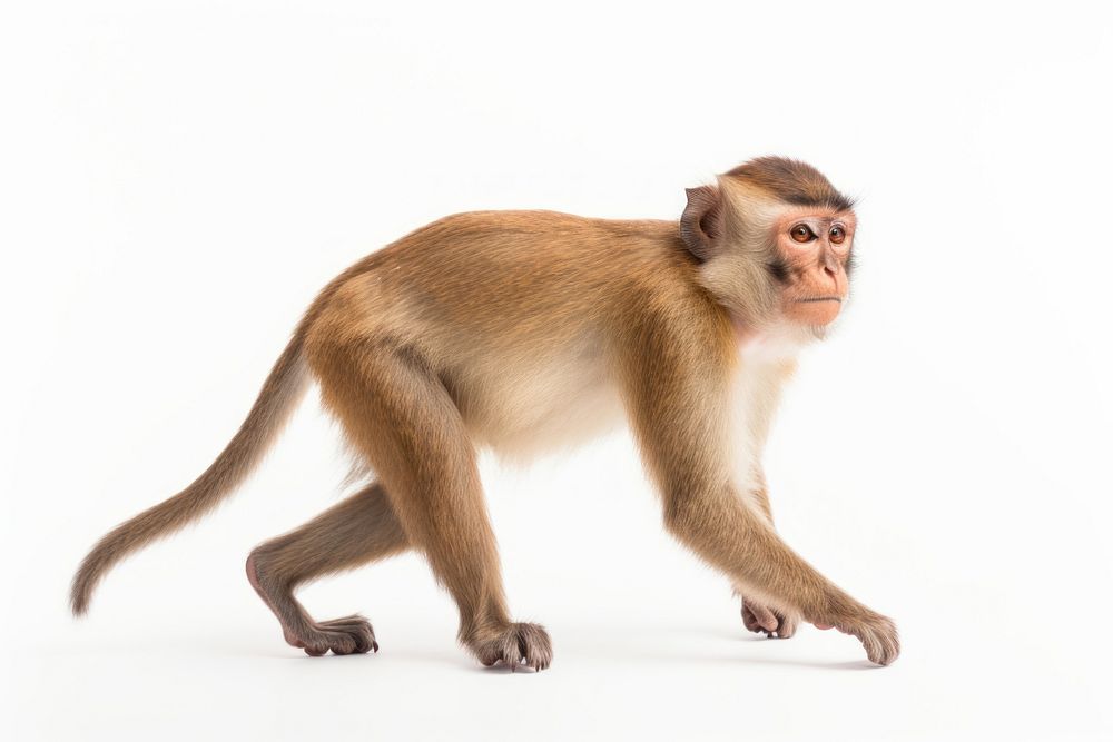 Monkey wildlife animal mammal. AI generated Image by rawpixel.