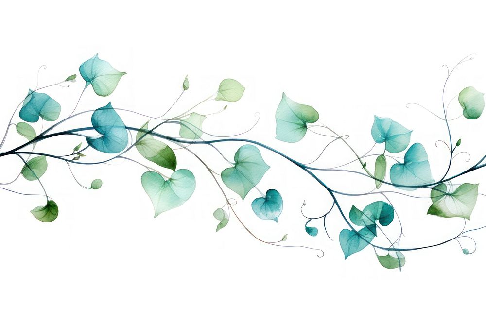 Vine pattern plant leaf. AI generated Image by rawpixel.